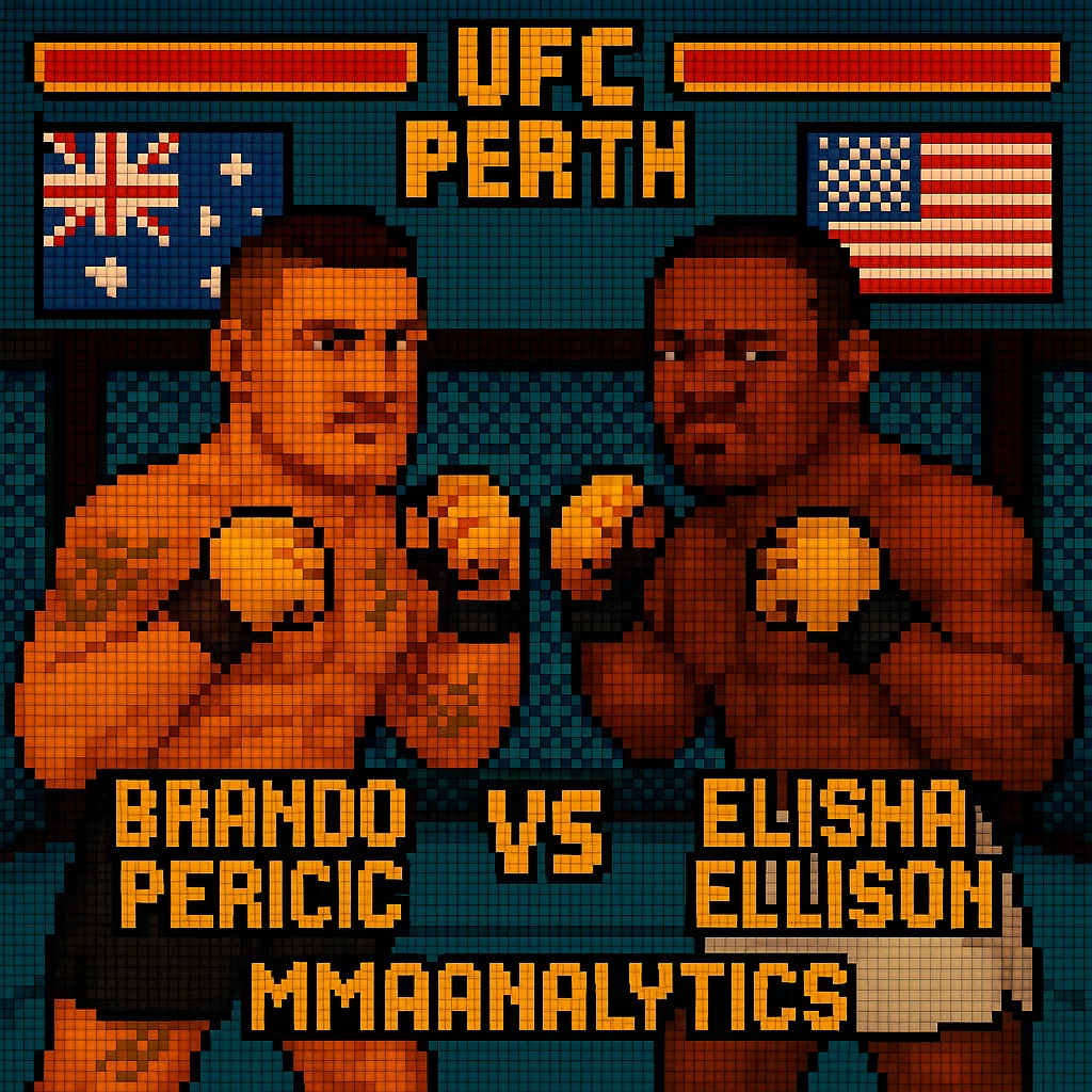 Brando Pericic vs Elisha Ellison - UFC Perth